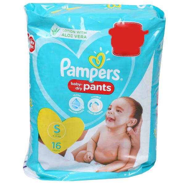 PAMPERS BABY DRY S 4-8kg 16 PANTS